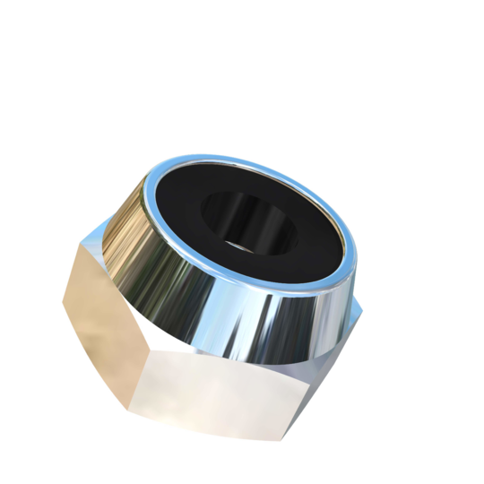 Titanium #10-24 UNC Allied Titanium Hex Nylock Nut