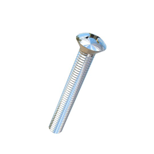 Titanium #12-28 X 1-5/8 UNF Oval Head, Phillips Drive, Allied Titanium Machine Screw