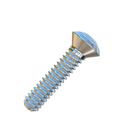 Titanium #4-40 X 1/2 UNC Oval Head Socket Drive Allied Titanium Machine Screw with 3A Threads