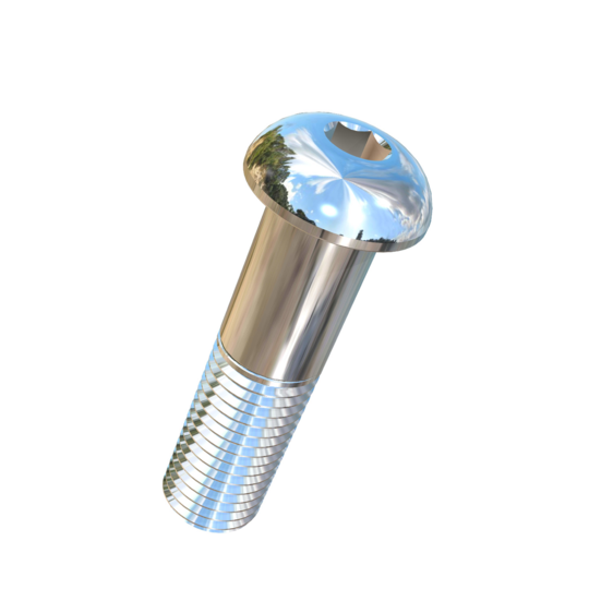 Titanium 1-8 X 3-3/4 UNC Button Head Socket Drive Allied Titanium Cap Screw