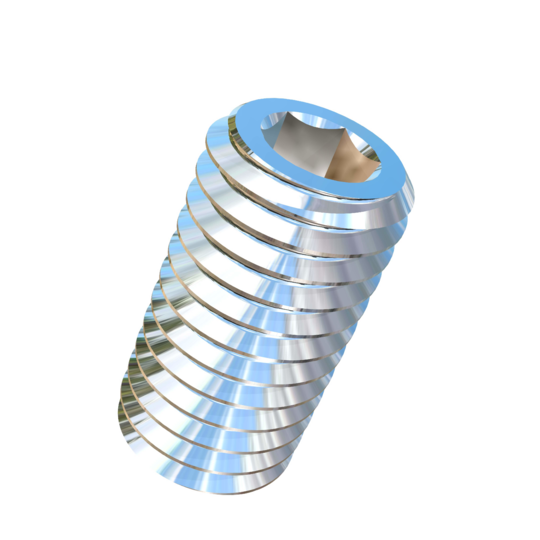 Titanium 1/2-13 X 1 inch UNC Allied Titanium Set Screw, Socket Drive with Cup Point