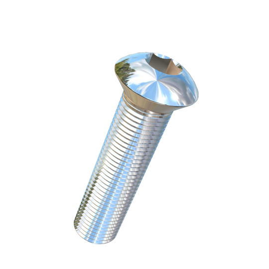 Titanium 1/2-20 X 2 UNF Oval Head, Socket Drive,  Allied Titanium Machine Screw