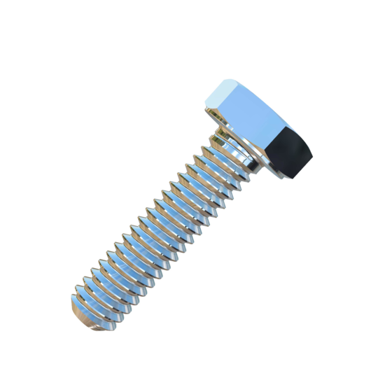 Titanium 1/4-20 X 1 UNC Fully Threaded Allied Titanium Hex Head Bolt