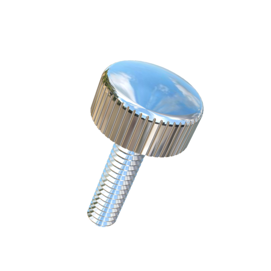 Titanium 1/4-20 X 1 UNC Knurled Allied Titanium Thumb Screw with 3/4 Inch Head