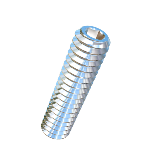 Titanium 1/4-20 X 1 inch UNC Allied Titanium Set Screw, Socket Drive with Flat Point