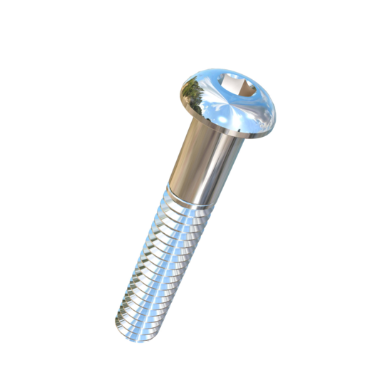 Titanium 1/4-20 X 1-1/2 UNC Button Head Socket Drive Allied Titanium Cap Screw