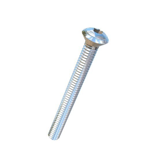 Titanium 1/4-20 X 2-1/2 UNC Oval Head Socket Drive Allied Titanium Machine Screw