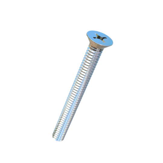 Titanium 1/4-20 X 2-3/8 UNC Flat Head, Phillips Drive, Allied Titanium Machine Screw