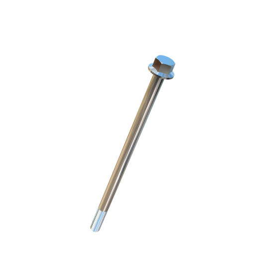 Titanium 1/4-28 X 4-3/4 UNF  Allied Titanium Hex Head Flange Bolt