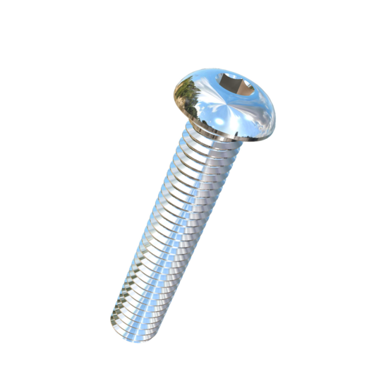 Titanium 3/8-16 X 2 UNC Button Head Socket Drive  Allied Titanium Machine Screw