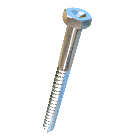 Titanium 5/16 X 3-1/2 Dimpled Hex Head Allied Titanium Lag Screw