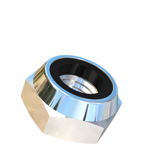 Titanium 5/16-24 UNF Allied Titanium Hex Lock Nut, Low Profile