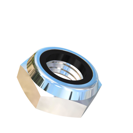 Titanium 5/8-11 UNC Allied Titanium Hex Lock Nut, Low Profile