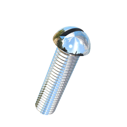 Titanium 5/8-11 X 2-3/8 UNC Round Head Slotted Allied Titanium Machine Screw