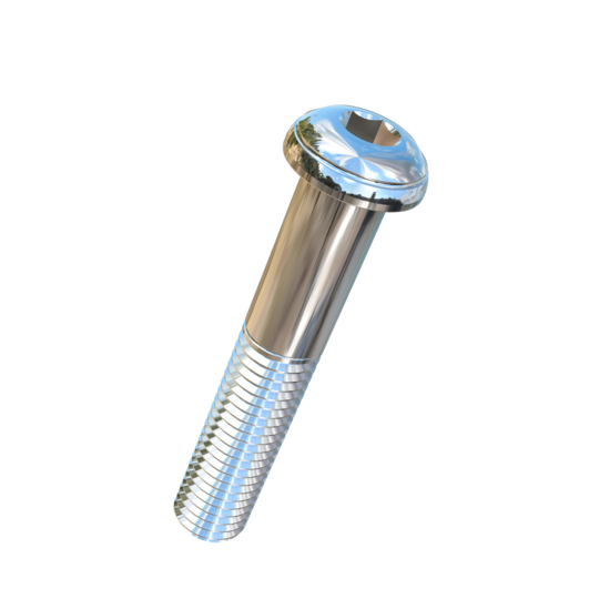 Titanium 5/8-11 X 3-1/2 UNC Button Head Socket Drive Allied Titanium Cap Screw