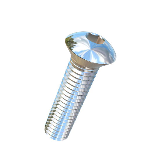 Titanium 7/16-14 X 1-3/4 UNC Oval Head, Socket Drive,  Allied Titanium Machine Screw