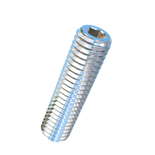 Titanium 7/16-14 X 1-3/4 inch UNC Allied Titanium Set Screw, Socket Drive with Flat Point