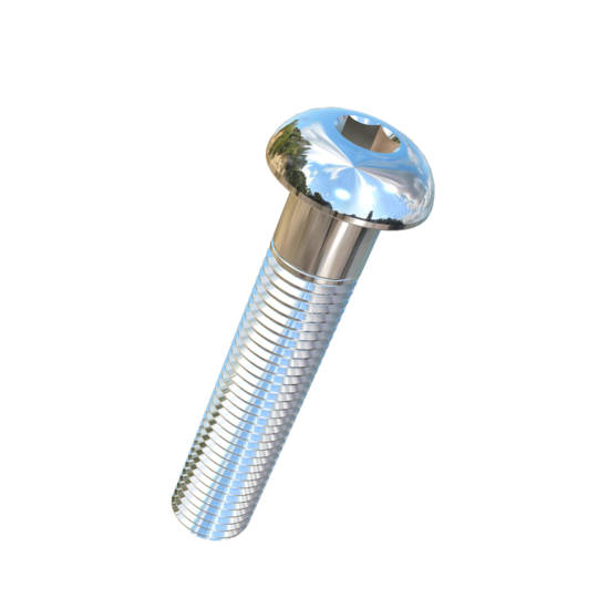 Titanium M10-1.25 Pitch X 50mm Button Head Socket Drive Allied Titanium Cap Screw