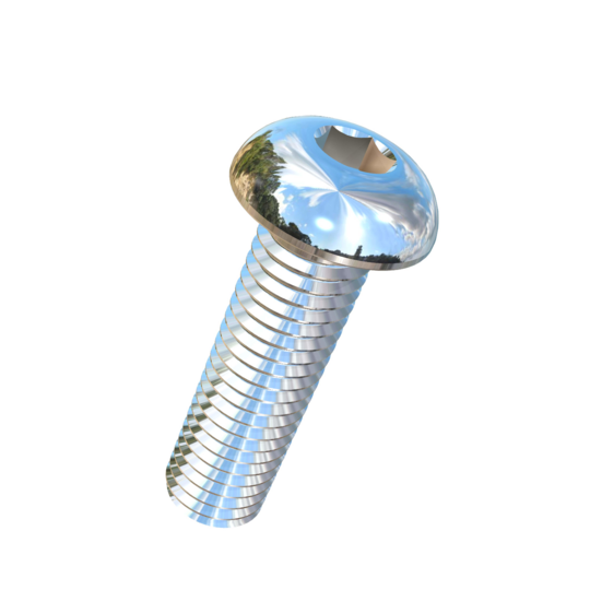 Titanium M10-1.5 Pitch X 35mm Button Head Socket Drive Allied Titanium Machine Screw