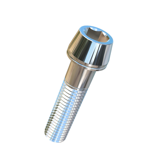 Titanium M12-1.75 Pitch X 50mm Allied Titanium Taper Head Socket Drive Cap Screw