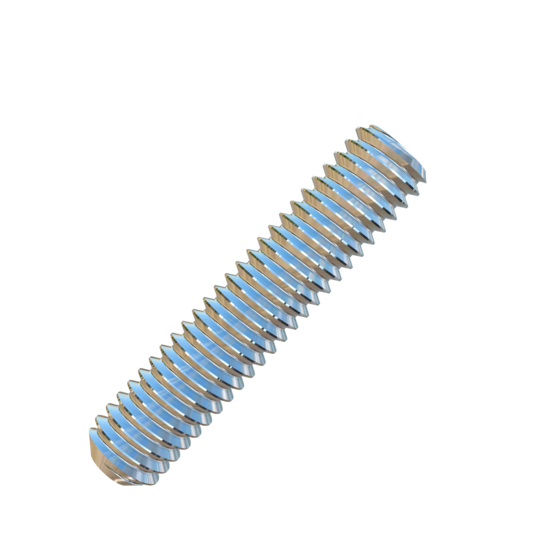 Titanium M2.5-0.45 Pitch X 12mm Allied Titanium Set Screw, Socket Drive with Cup Point