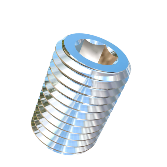 Titanium M20-2.5 Pitch X 30mm Allied Titanium Set Screw, Socket Drive with Cup Point