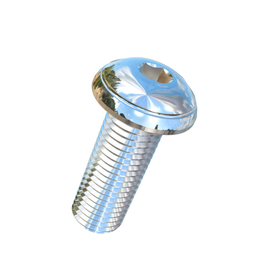 Titanium M20-2.5 Pitch X 55mm Button Head Socket Drive Allied Titanium Machine Screw