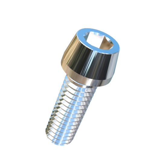 Titanium M4-0.7 Pitch X 12mm Allied Titanium Taper Head Socket Drive Machine Screw