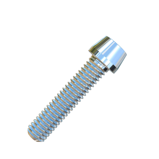 Titanium M4-0.7 Pitch X 18mm Allied Titanium Taper Head Socket Drive Machine Screw