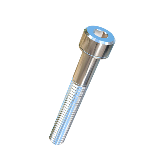 Titanium M7-1.25 Pitch X 50mm Socket Head Allied Titanium Cap Screw with 35mm of threads