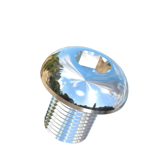 Titanium M8-0.75 Pitch X 10mm Button Head Socket Drive Allied Titanium Machine Screw