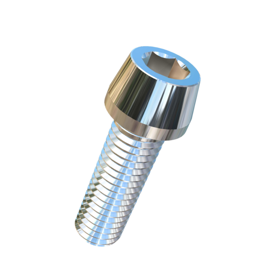 Titanium M8-1.25 Pitch X 25mm Allied Titanium Taper Head Socket Drive Machine Screw