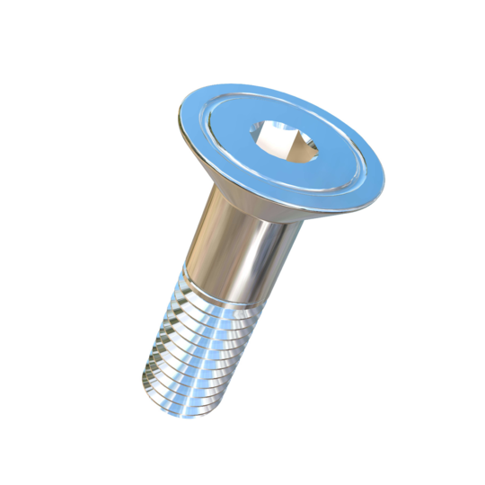 Titanium M8-1.25 Pitch X 30mm Flat Head Socket Drive Allied Titanium Cap Screw with 15mm of threads