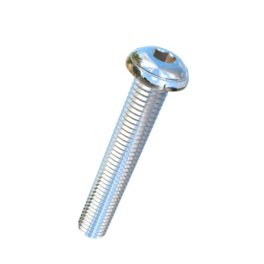 Titanium M8-1.25 Pitch X 50mm Button Head Socket Drive Allied Titanium Machine Screw