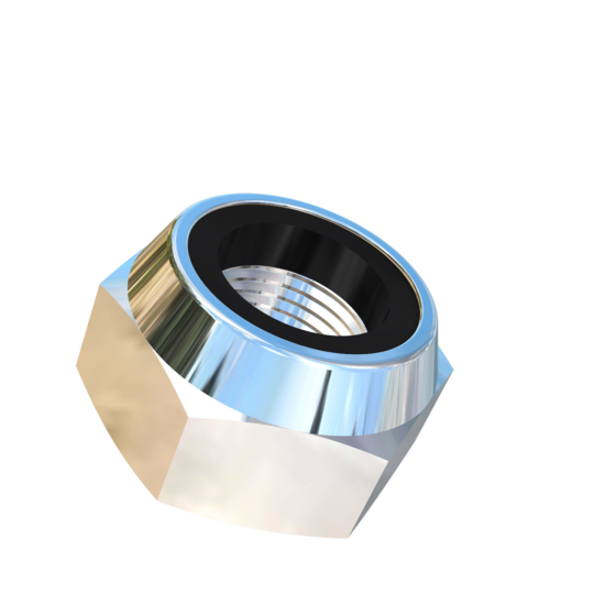 Titanium M9-0.75 Pitch Allied Titanium Hex Lock Nut, Low Profile